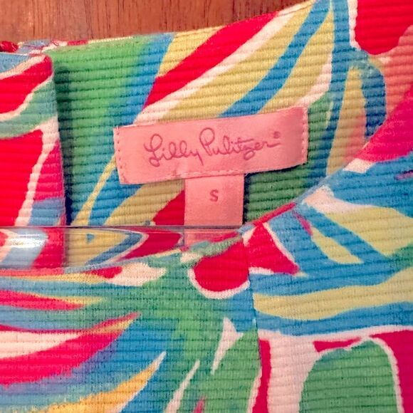 Vintage Lilly Pulitzer Charlene Dress Jungle Tumble Pomegranate - Picture 4 of 10